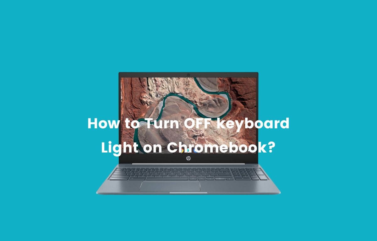 3 easy methods to turn off keyboard light on Chromebook - screenshot