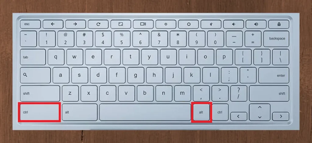How to Go Full Screen on Your Chromebook - keyboard shortcuts - 1st step - screenshot