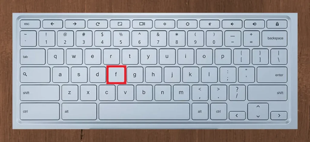 How to Go Full Screen on Your Chromebook - keyboard shortcuts - 2nd step - screenshot