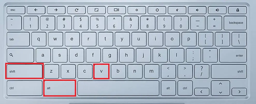 How to do split screen on Chromebook using keyboard shortcuts?