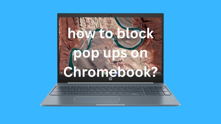 How to block pop ups on Chromebook?