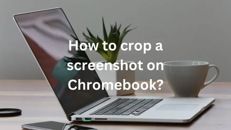 How to crop a screenshot on Chromebook?