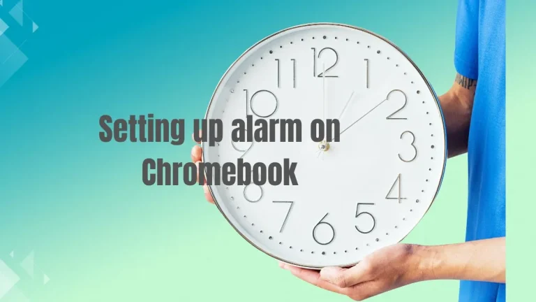 How to set an alarm on Chromebook?