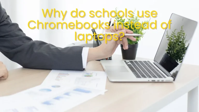 Why do schools use Chromebooks instead of laptops?