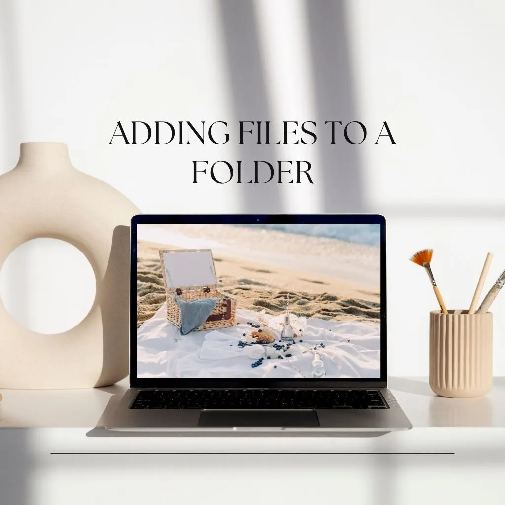 How to add files to a folder on Chromebook