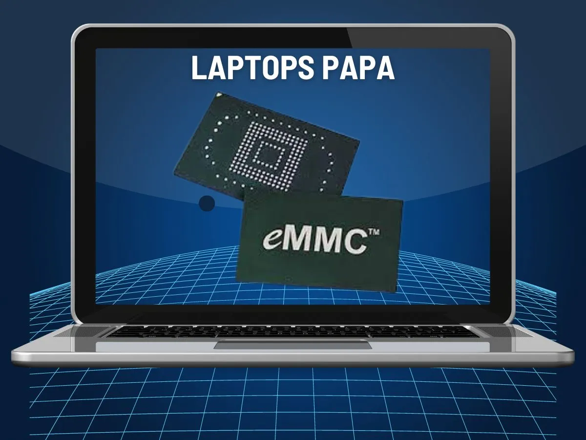 What is EMMC flash memory on a Chromebook?