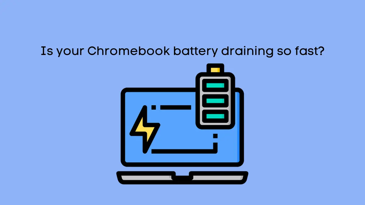 Why is my Chromebook battery draining so fast? LaptopsPapa