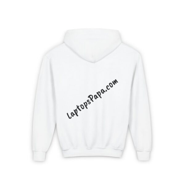 Cozy Youth Blend Hoodie Sweatshirt - Image 2